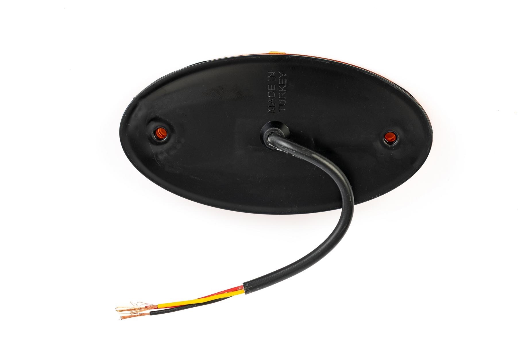 LED Trailer Truck Caravan Side Marker lights Red Reflector